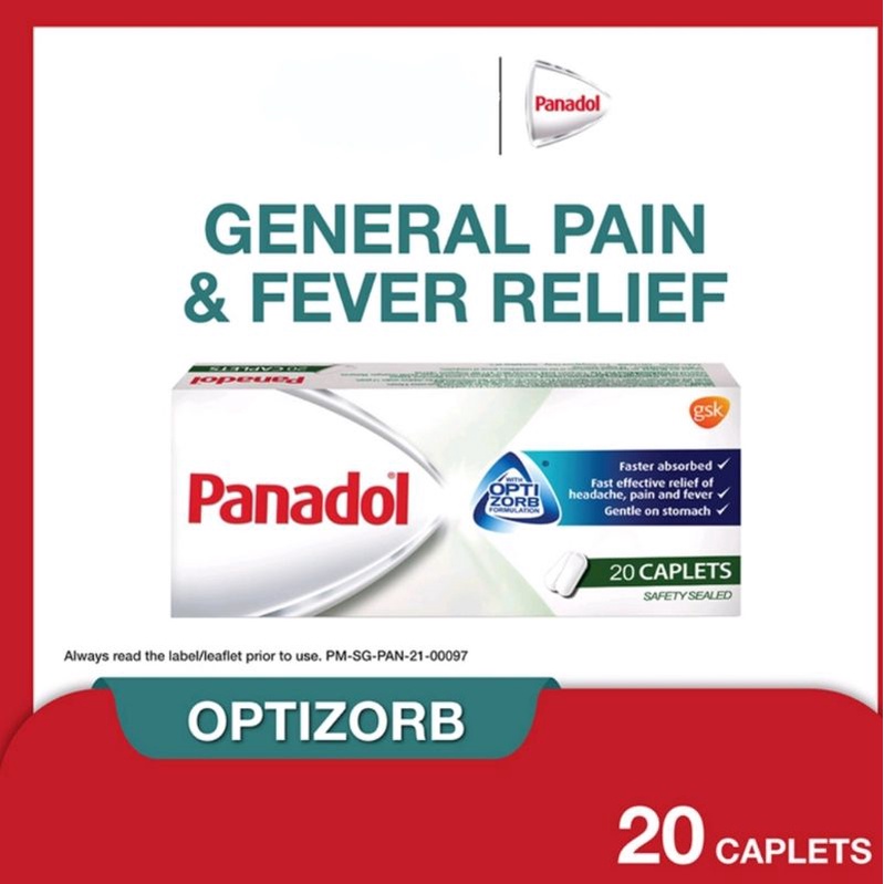 Panadol with Optizorb isi 20 Tablets