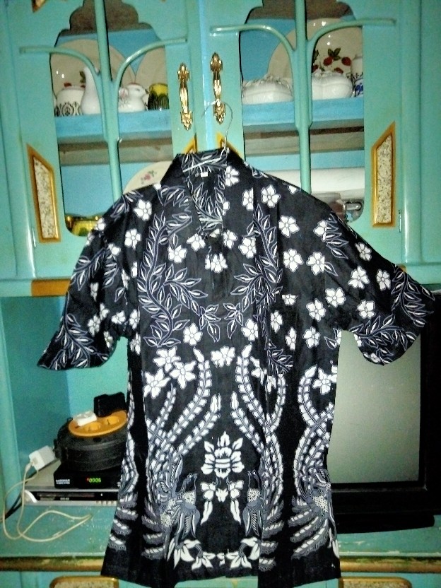 Batik Couple Keluarga Sania Ruffle Ori Ndoro Jowi Dnt Cendrawasih Abu