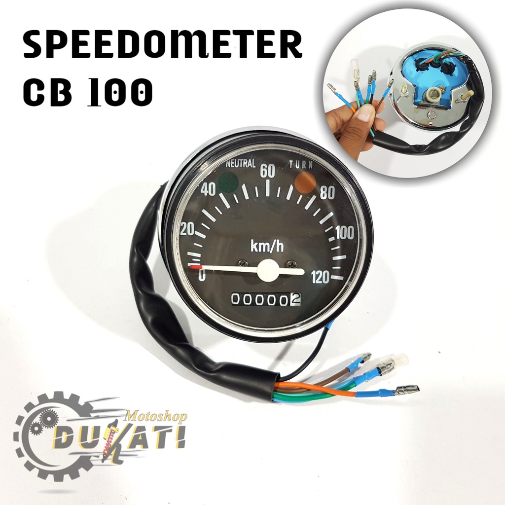 SPEEDOMETER CB 100 SPEEDO ASSY CB 100 STANDARD SPIDO MODEL ORI