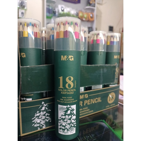 

M&G Pencil 18 Colors - Pensil Warna Untuk Melukis Mewarnai