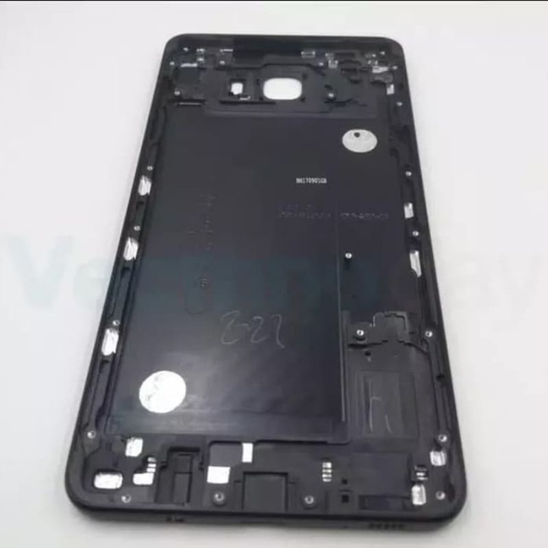 FRAME+BACKDOOR TULANG TENGAH LCD BEZZEL BAZEL KESING CASING HOUSING FULSET SAMSUNG C9 PRO ORIGINAL