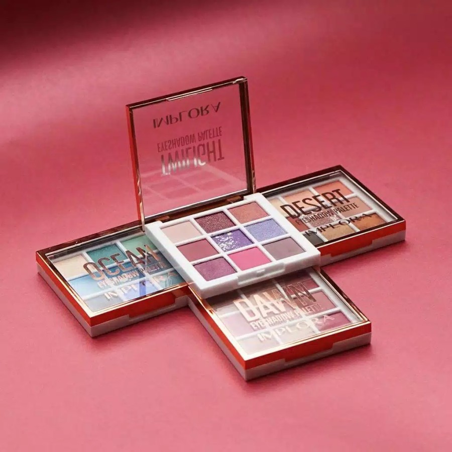 implora desert eyeshadow palette 9 warna