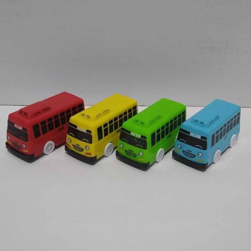 MAINAN ANAK BUS TOYA 1SET ISI 4PCS SUPER KEREN