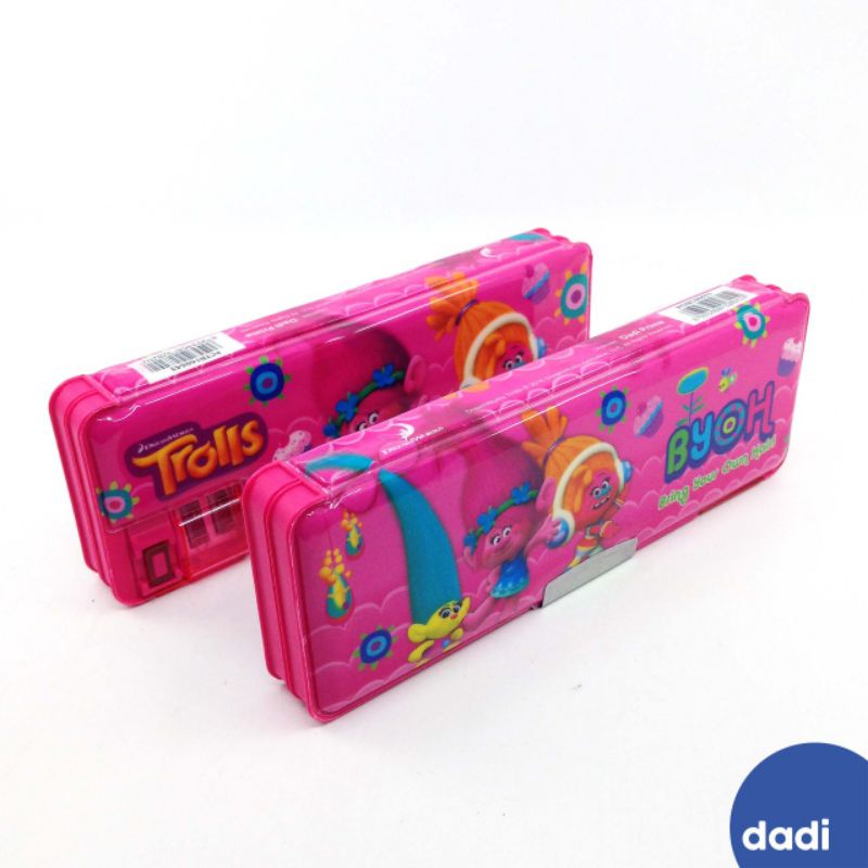 

Dadi - Trolls Pencil Case Magnetic / Tempat Alat Tulis