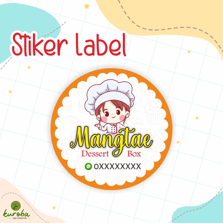 

STIKER LABEL PRODUK TOPLES COOKIES MURAH A14