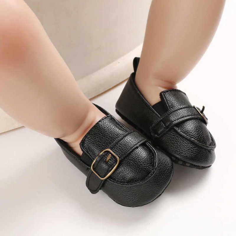 Sepatu Bayi Laki laki Perempuan Umur 0-12 Bulan Sepatu Prewalker Bayi Laki laki Perempuan 0 6 12 14 Bulan Baby Shoes Laki Laki Perempuan Umur 1 Tahun Sepatu Bayi Slip On Lagi laki Perempuan Umur 1 tahun Hitam HK004