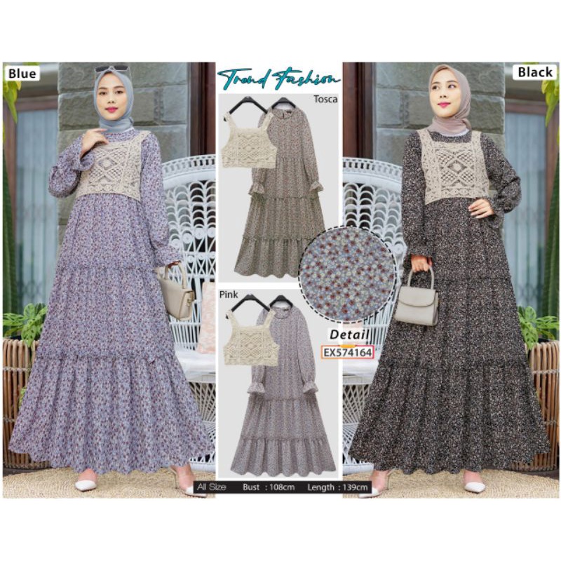 574164 Gamis Rompi Ayunda by Extu