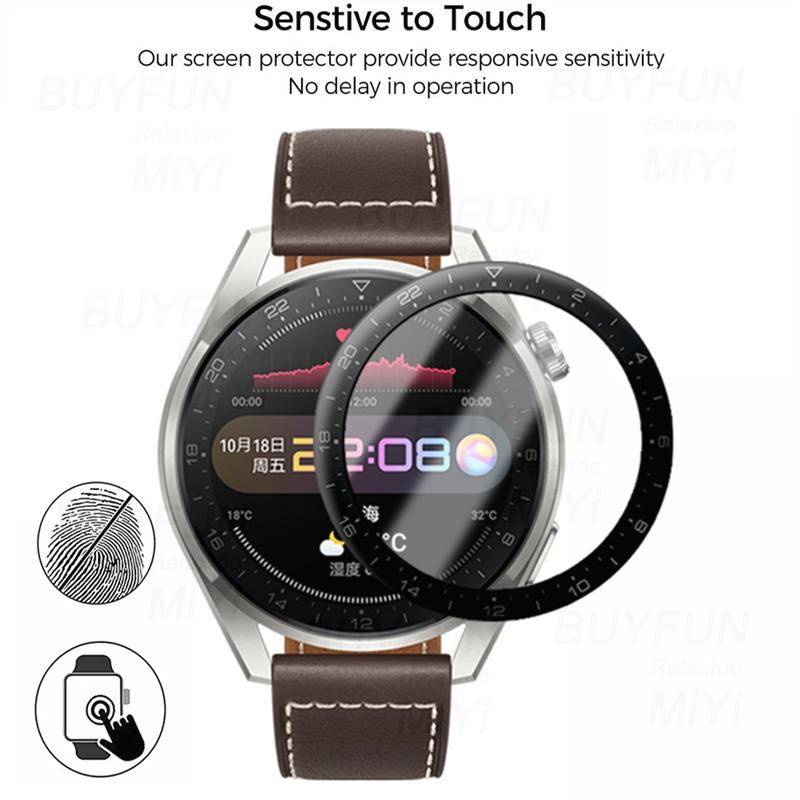 Pelindung Layar Tempered Glass 9D Untuk Smartwatch Huawei Hauwei Honor GS3