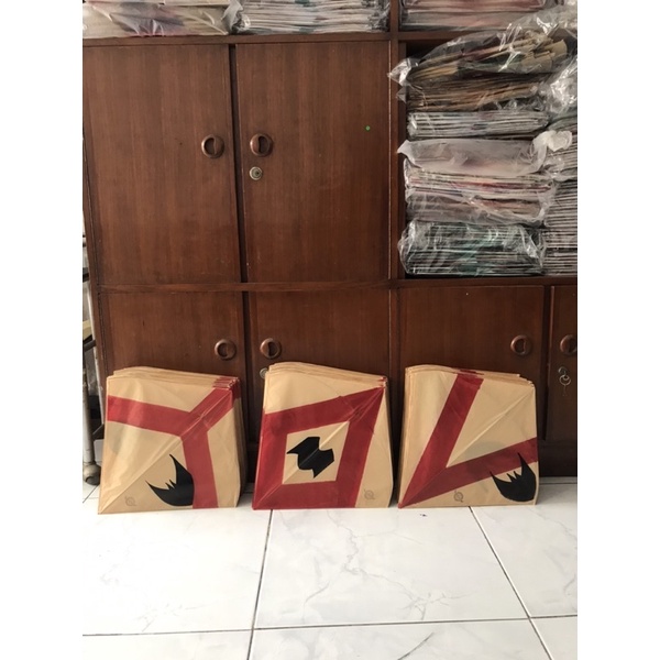 layangan seot turnament sisa 40 pcs litho lawas