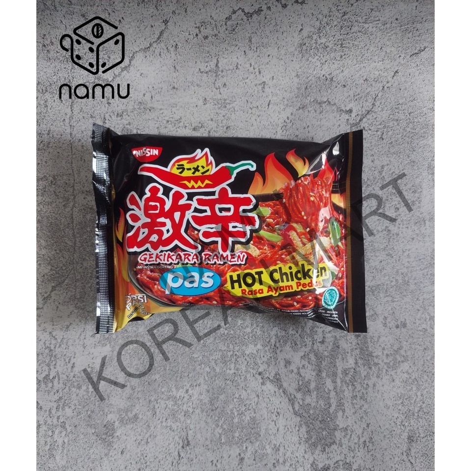 

Nissin Gekikara Ramen Hot Chicken 80gr - Mie Instan Rasa Ayam Pedas Porsi PAS