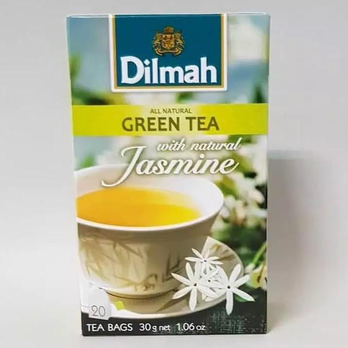 

[COD] Teh Dilmah No Envelope 20 sachet green tea with Jasmine [COD]