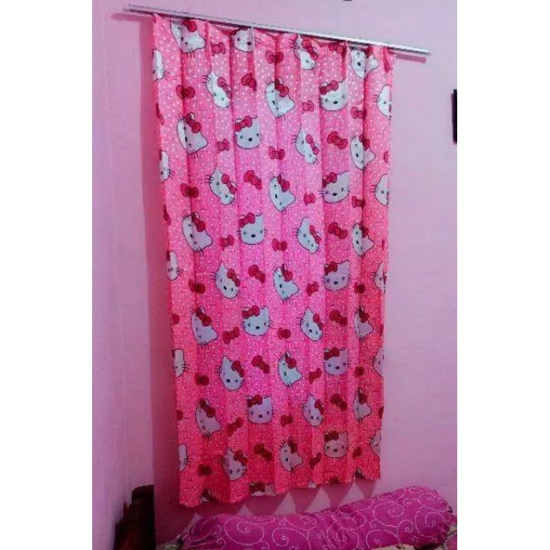 GORDEN PLISKET GORDEN JENDELA GORDEN PINTU KAMAR HELLO KITTY