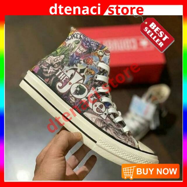 (COD) SEPATU CONVERSE X JOKER 70'S HIGH BEST QUALITY + BOX [ GRADE ORIGINAL ]