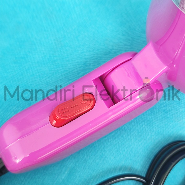 Hairdryer Pengering Rambut Mini Fleco 258 - Hair Dryer Lipat 400w - Pengering Rambut Lipat