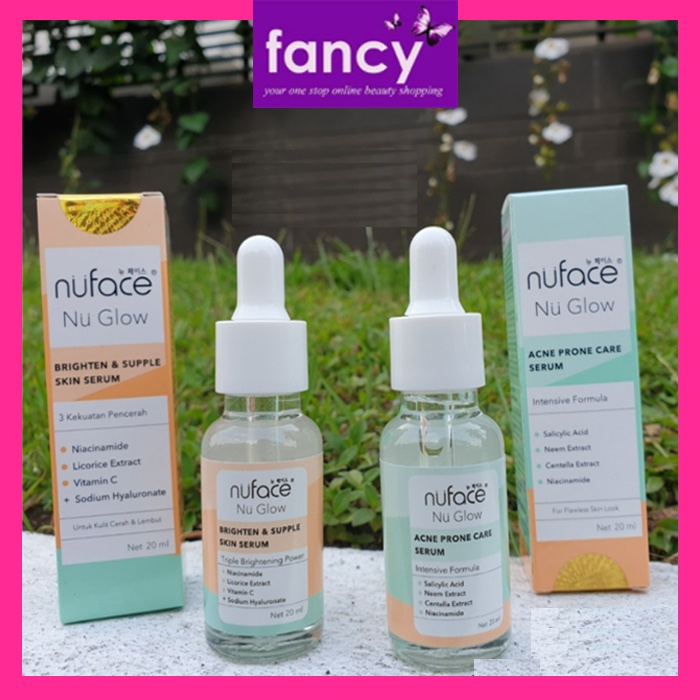 Nuface Nu Glow Face Serum 20 mL YOUTHFUL ANTI AGING / BRIGHTEN & SUPPLE / ACNE PRONE CARE-4
