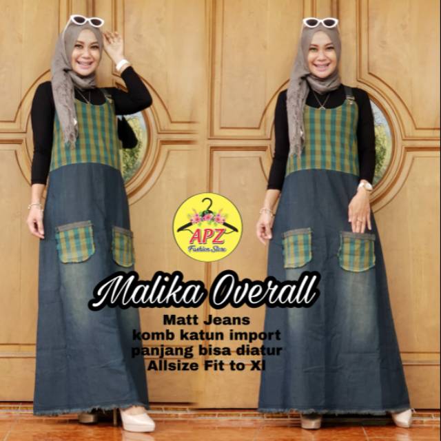 OVERALL - MALIKA OVERALL - PAKAIAN WANITA - BAJU WANITA DEWASA