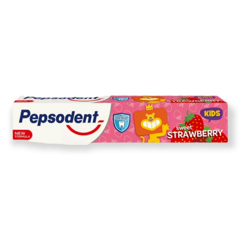 Pepsodent Kids Pasta Gigi Anak Orange / Sweet Strawberry 45gr