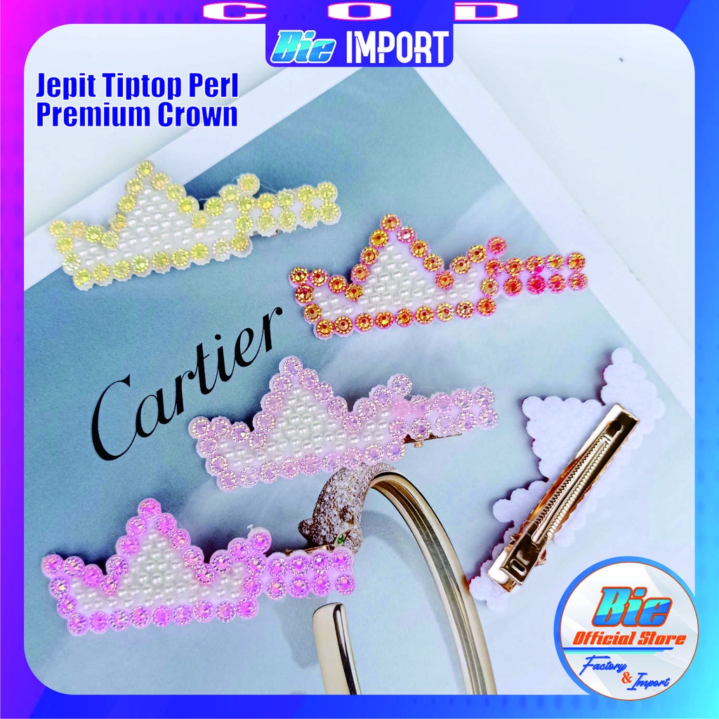 Jepit Korea Tiptop Mutiara Premium Impor Best Seller