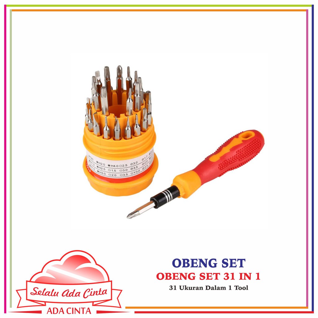 OBENG SET MULTI 31 MINI SERBAGUNA