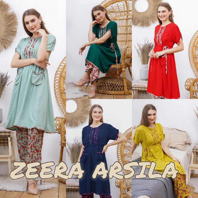 Daster Arab ZEERA ARSILA Baju setelan rayon