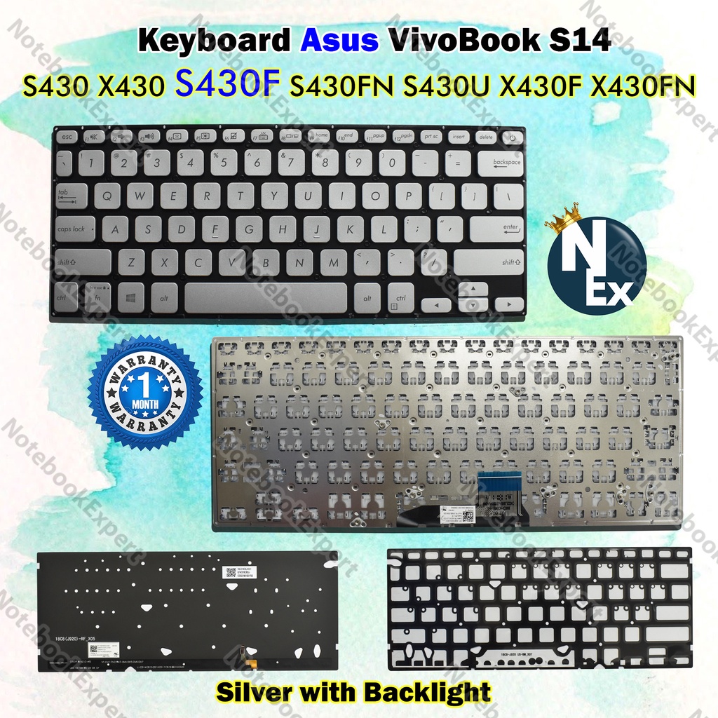 Keyboard Asus VivoBook S14 S430 S430F S430FN S430U X430F X430FN Ori