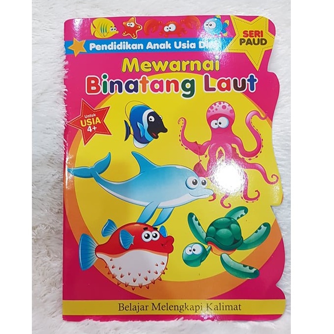 Jual Buku Gambar Anak TK PAUD Belajar Baca Membaca dan Mewarnai murah di Makassar