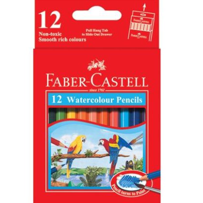 

Pensil Warna Faber Castell 12 Warna Pendek watercolour