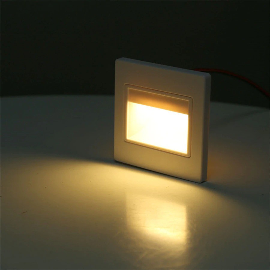 Lampu LED Dinding Tangga Rumah PIR Sensor Warm White 1.5w