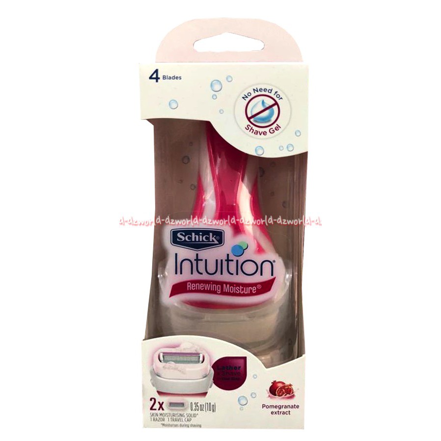 Schick intuition renew pisau cukur Cewek Schick Shick Polkadot Pink