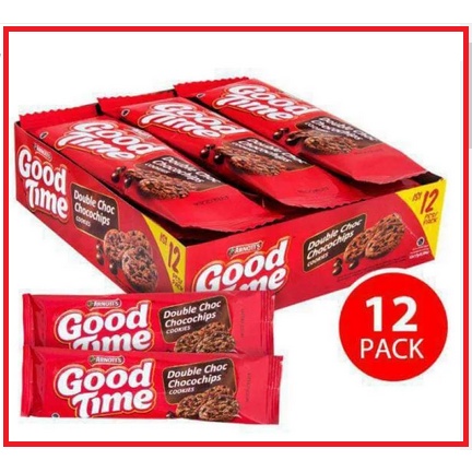 Biskuit Goodtime Cookies Coklat 1 Pack isi 12 PCS