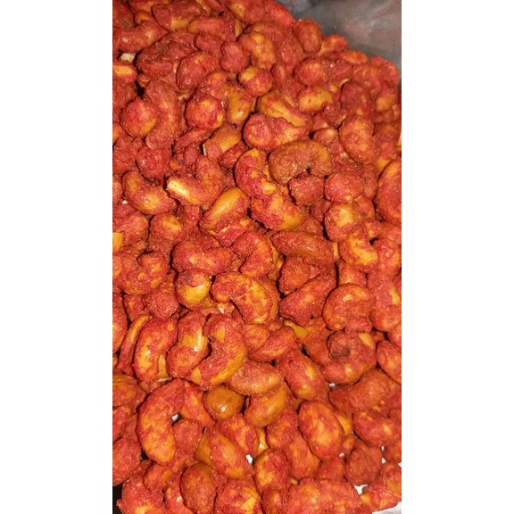 

54eh 500Gram (1/2Kg) Kacang Mede Pedas Goreng ( Mete Thailand) Termurah Jak - Mede Pedas