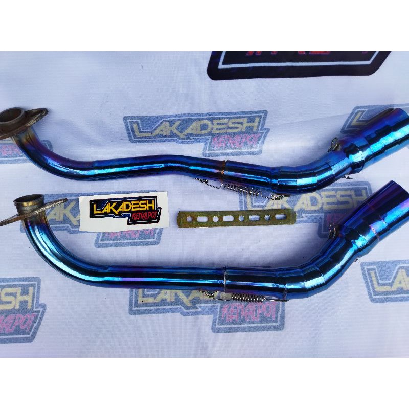 LEHER KNALPOT BLUEMOON (INLET 38/50) BEAT MIO VARIO AEROX SCOOPY NMAX PCX ADV LEXI GENIO FREEGO DLL