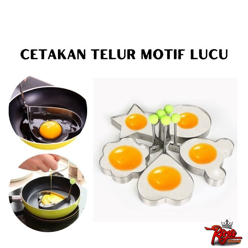 CT21 - CETAKAN/ALAT CETAK TELUR PUDING SERBAGUNA