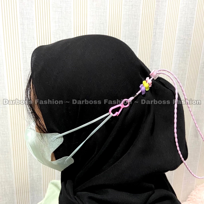 Strap Masker 2in1 Anak dan Dewasa / Tali Kalung Masker / Pengait Masker / Konektor Masker / Tali Lanyard / Mask Extender / Tali Masker anak laki-laki / Clay stopper lucu l