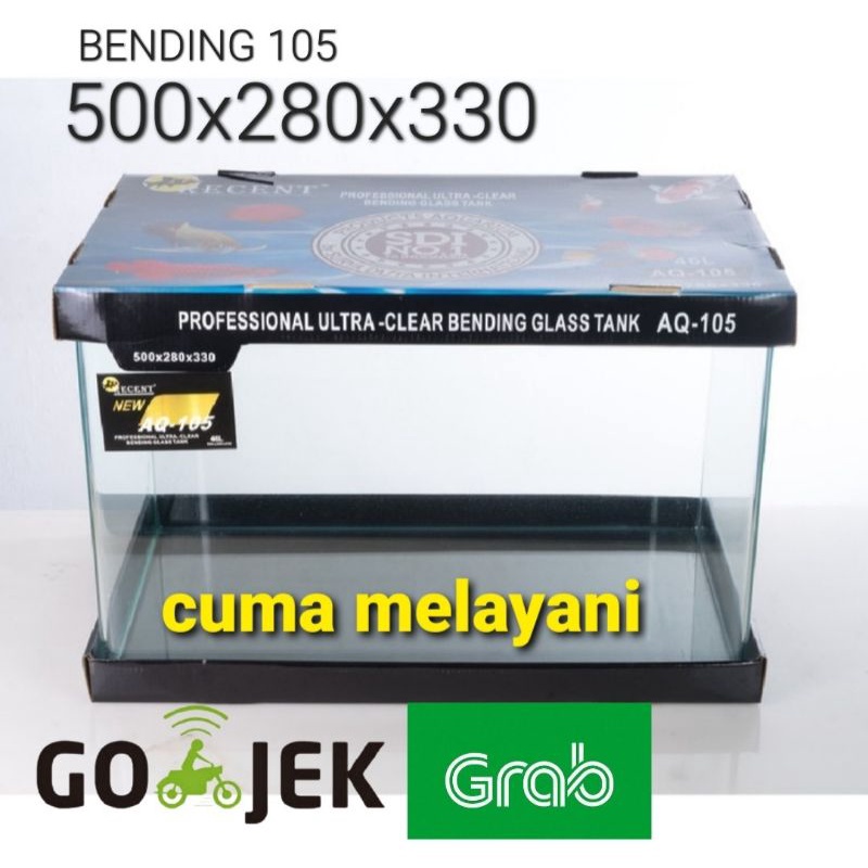 aquarium bending 105 tank aquarium bending105 recent KHUSUS JASA GRAB DAN GOJEK