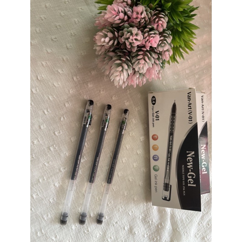 

12Pc Pulpen New Gel Van Art seri Lusinan