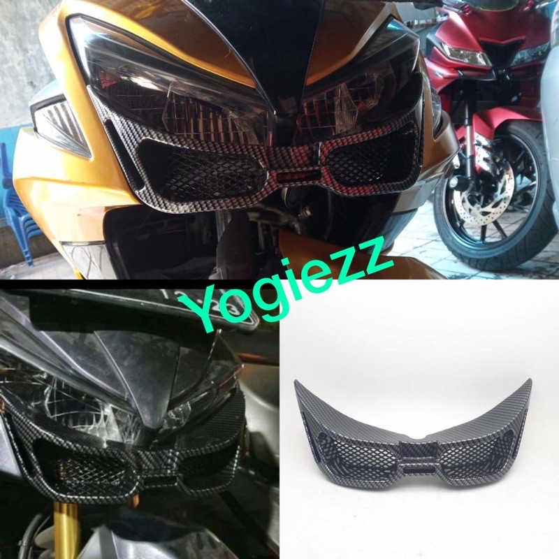 winglet all new yamaha aerox cover headlamp airscope aerox tutup winglet aerox gp style nemo carbon