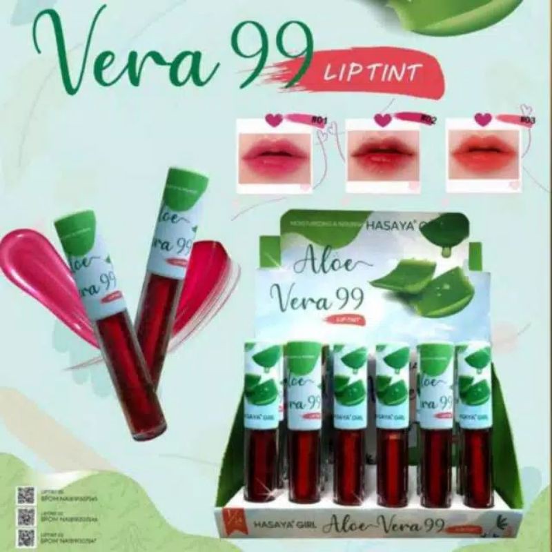 (ECER/BPOM) LIPTINT HASAYA GIRL ALOEVERA 99%