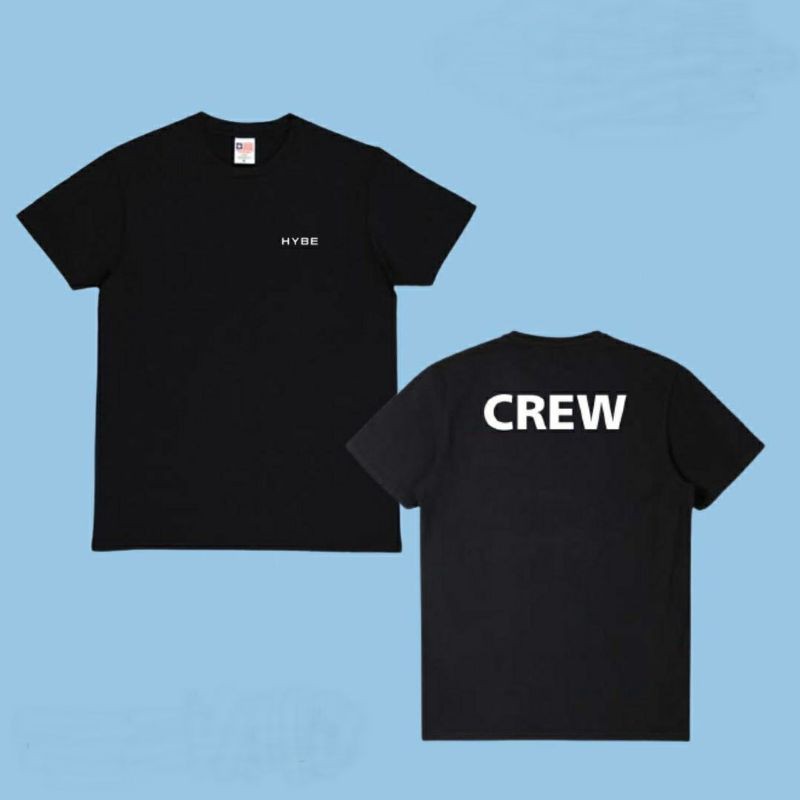 Baju T Shirt BTS Jungkook Style Hybe logo + Request sablon punggung