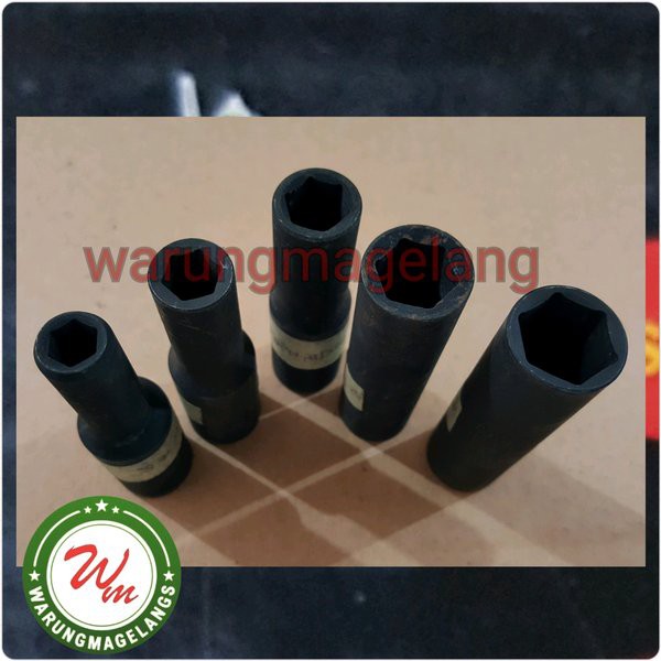 MURAH MERIAH MATA KUNCI SOK PANJANG 8 10 12 14 17 mm SEGI 6 STANG 1-2 INCH impacts