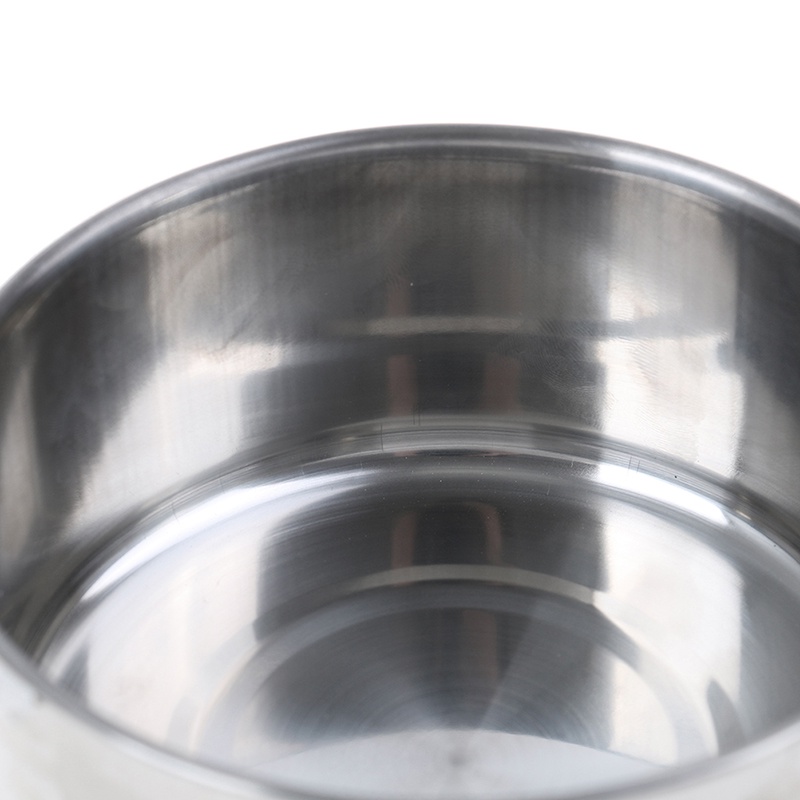 Mangkok Tempat Makan Air Makanan Anjing Kucing Burung Peliharaan Stainless Steel Mangkuk Gantung