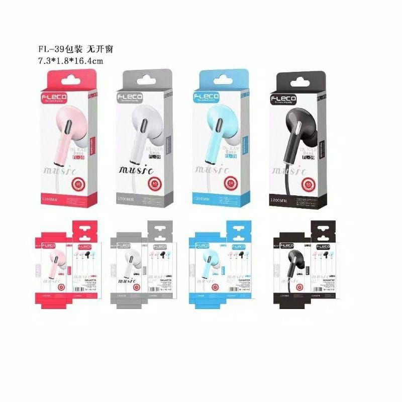 HEADSET FLECO FL-39 HANDSFREE EARPHONE FLECO FL-39