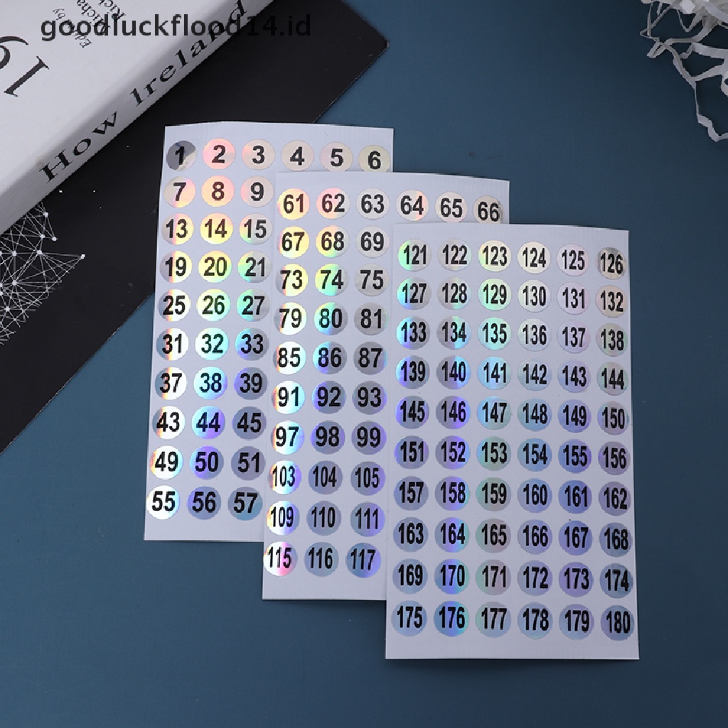 [OOID] 1 Sheet Nail Art Manicure Decal Guide Alphabet Numbers Letters Style Tip Sticker ID