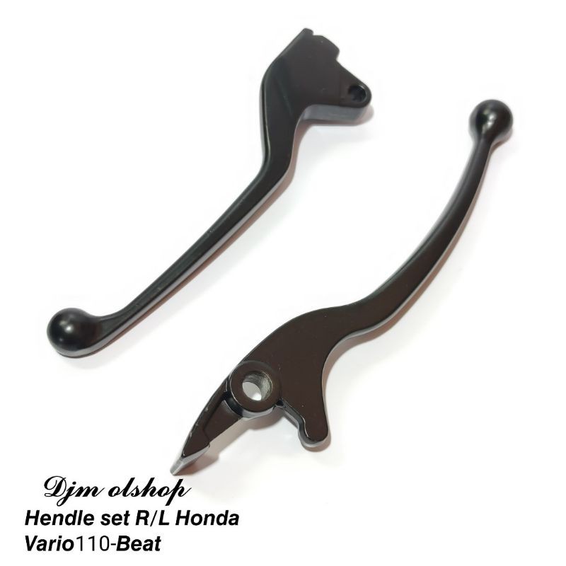 Hendle Rem Std Vario110 Black R/L 2pc polos