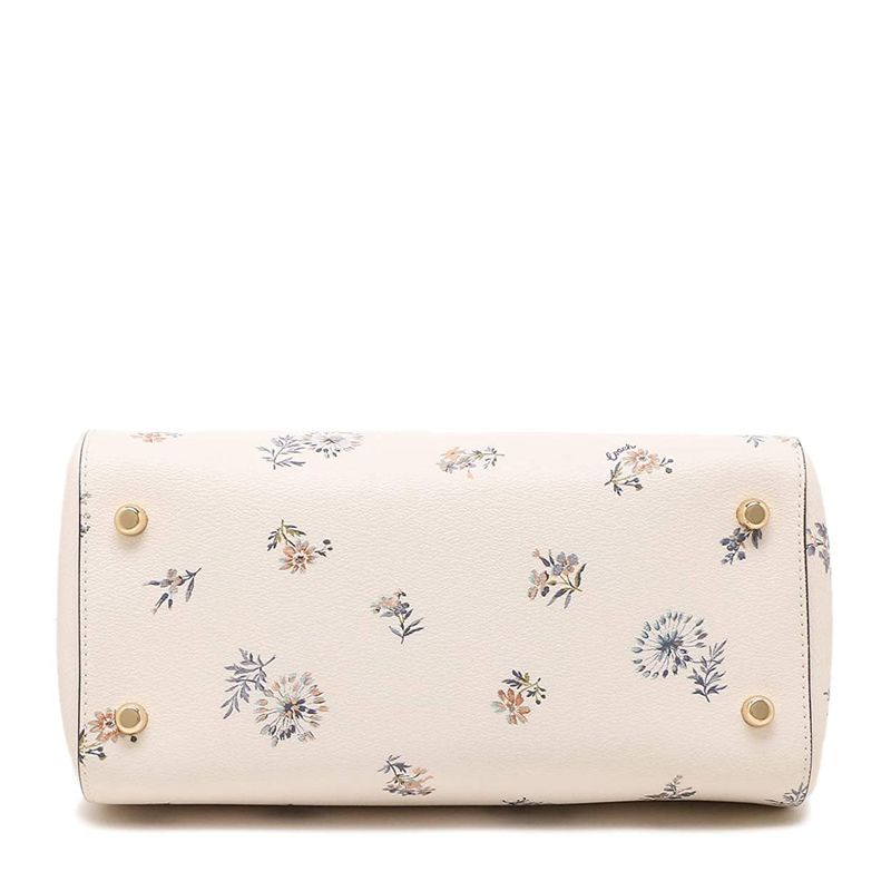 COACH ROWAN SATCHEL WITH WILDFLOWER PRINT (COACH C4105)