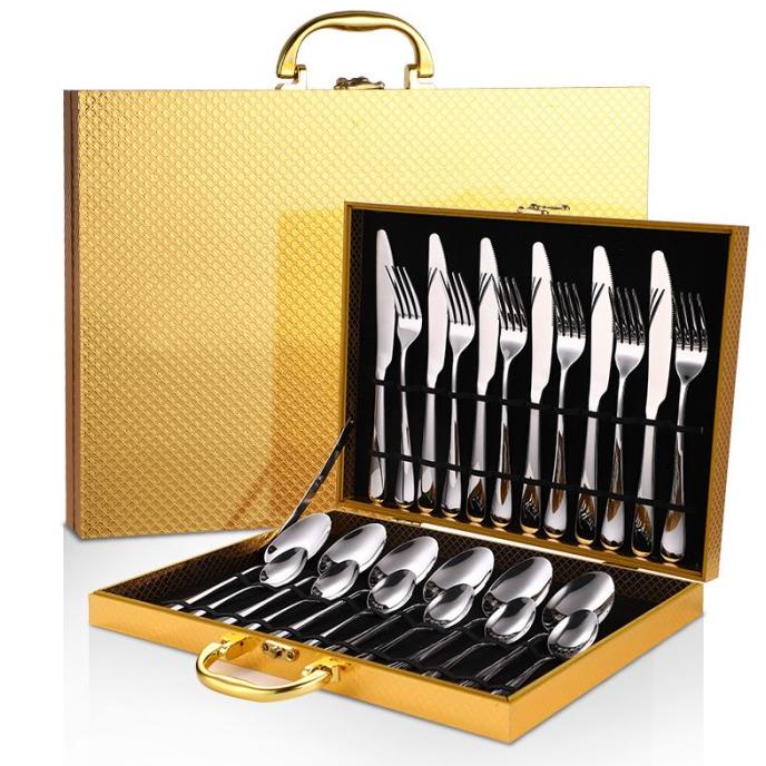 

Hampers New Year Christmas Cutlery Set Premium With Luxury Bag Import