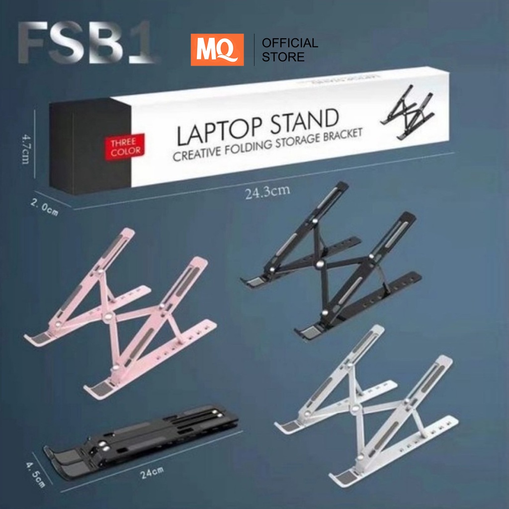 MQ Laptop Stand Holder Universal Holder Laptop Tab Lipat Folding Stand FSB1