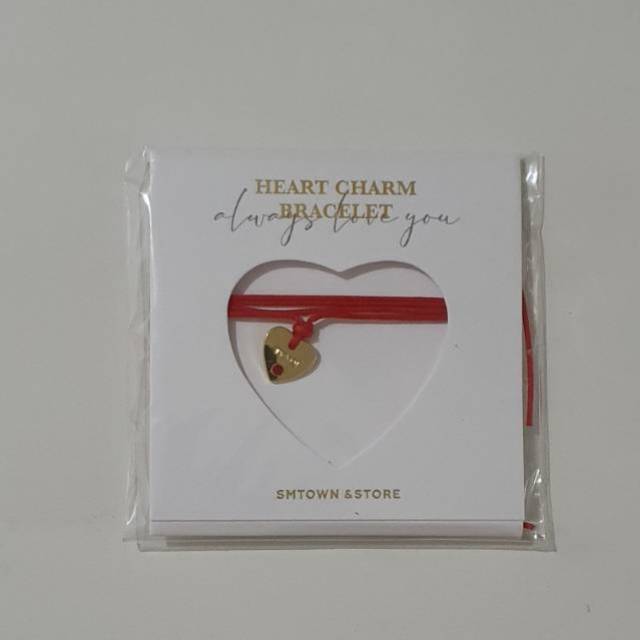 [READY STOCK] SMTOWN HEART CHARM BRACELET