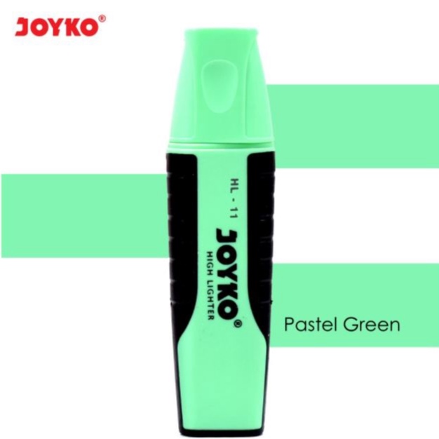 

Highlighter Highliter Penanda Berwarna Joyko Warna PASTEL HIJAU PASTEL HL 11