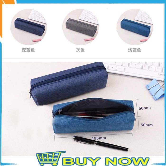 

Kotak Pensil Denim Tepak Pensil Pulpen ATK RZ 148